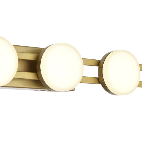 SL6610.201.06 Светильник настенный ST-Luce золотистый/белый LED 1*12W 4000K MONRO фото 2